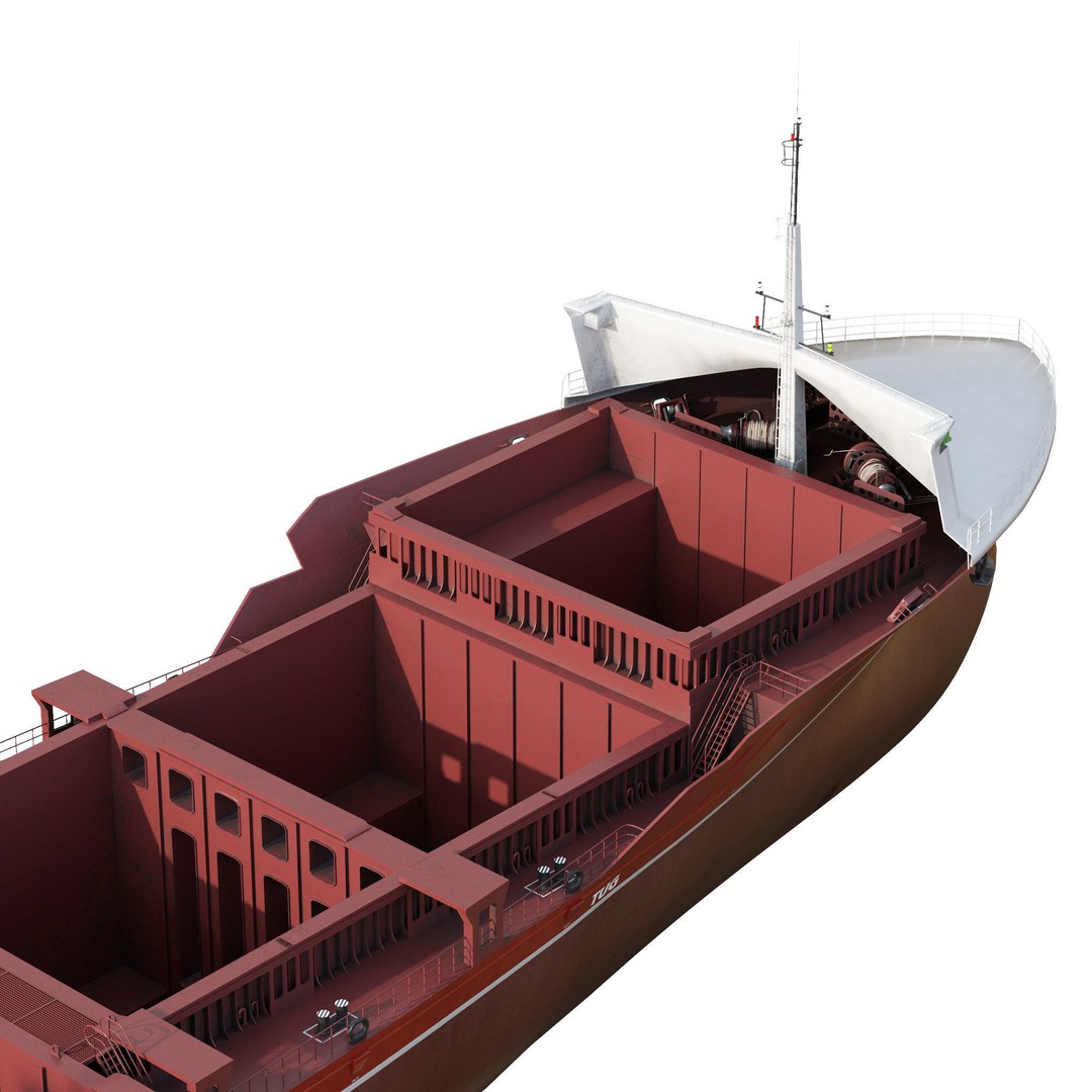 Container Feeder 3D Model – High-Quality Ship Asset, PBR Textures - View 15