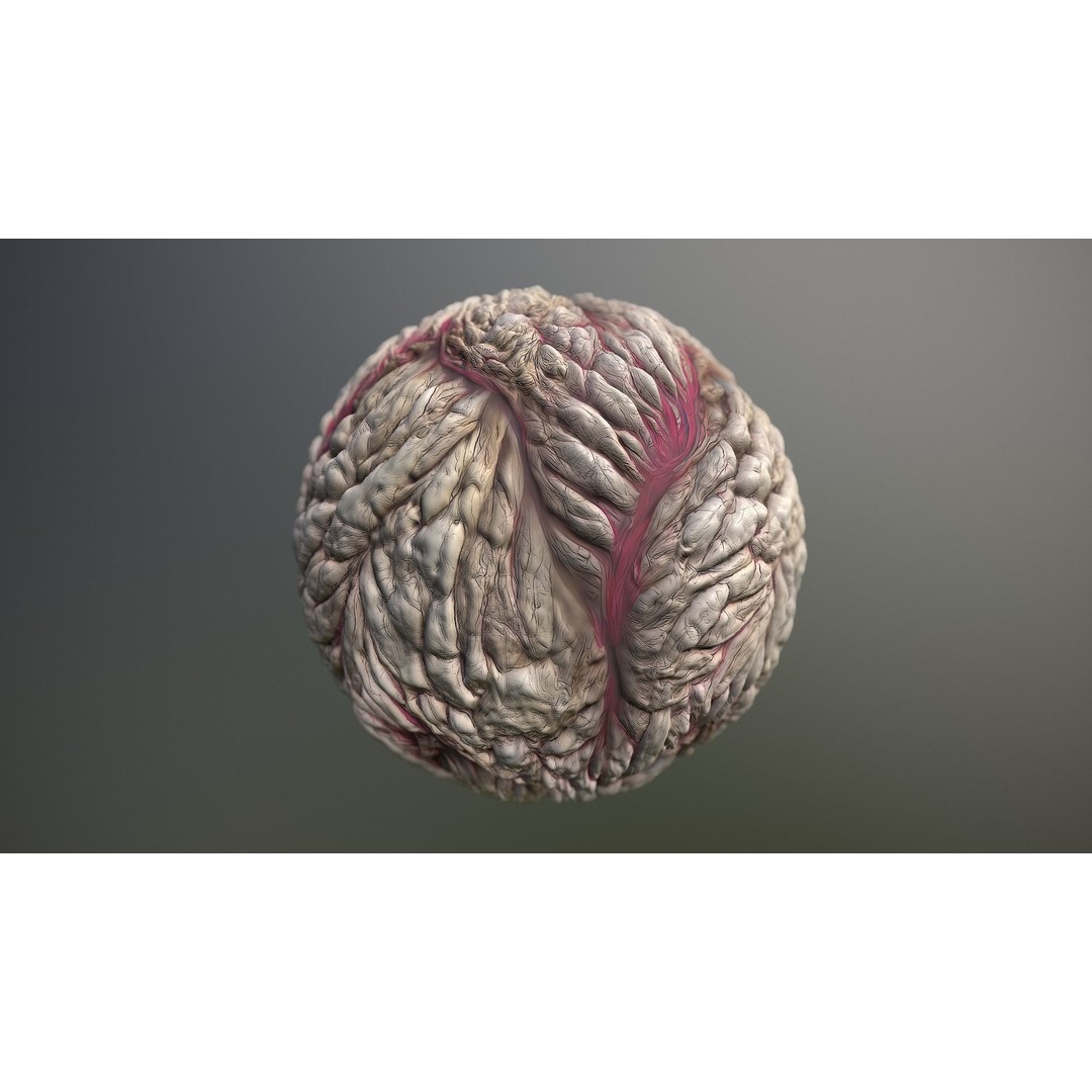 Skin Monster 3D Model – Seamless PBR Texture Pack, FBX - View 13