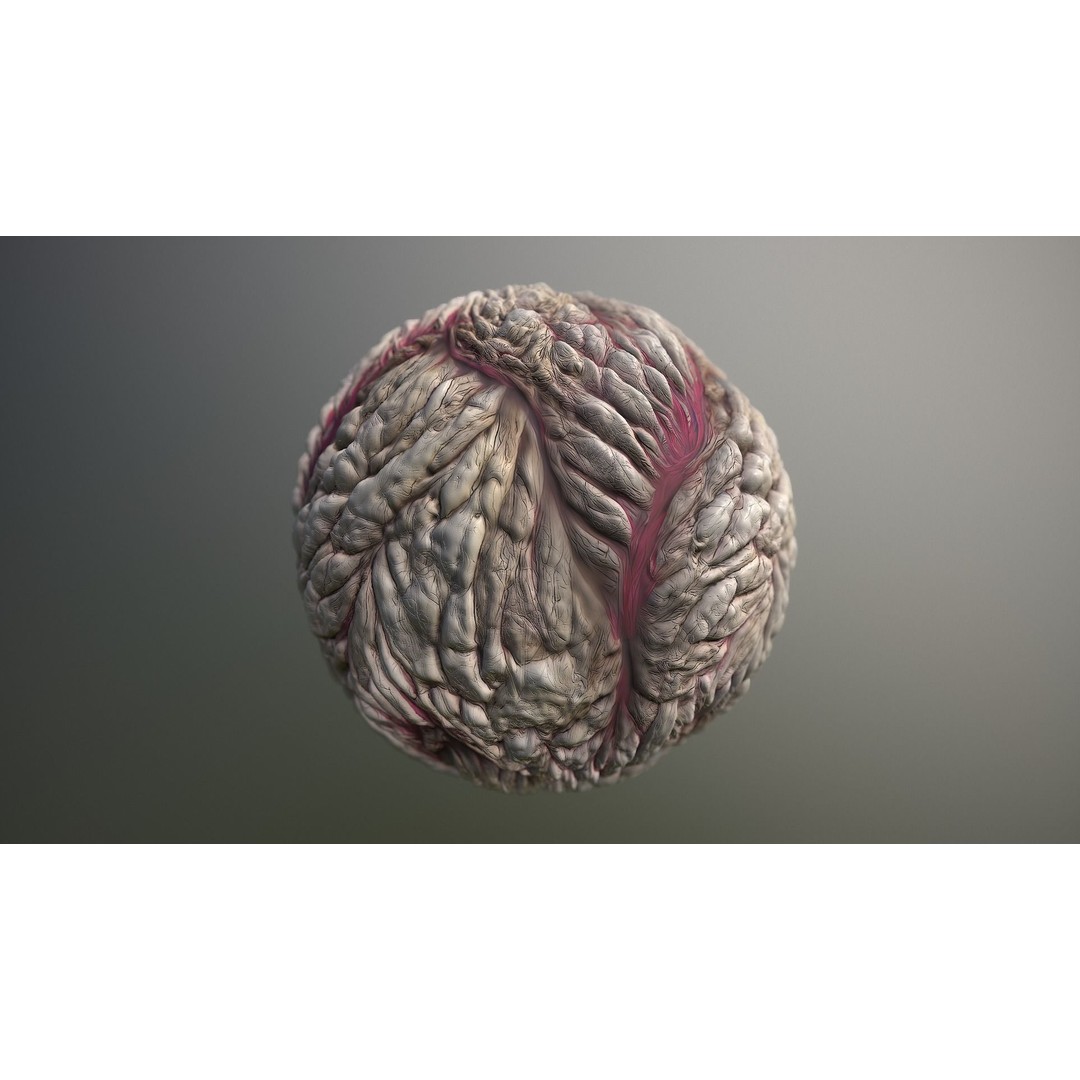 Skin Monster 3D Model – Seamless PBR Texture Pack, FBX - View 15