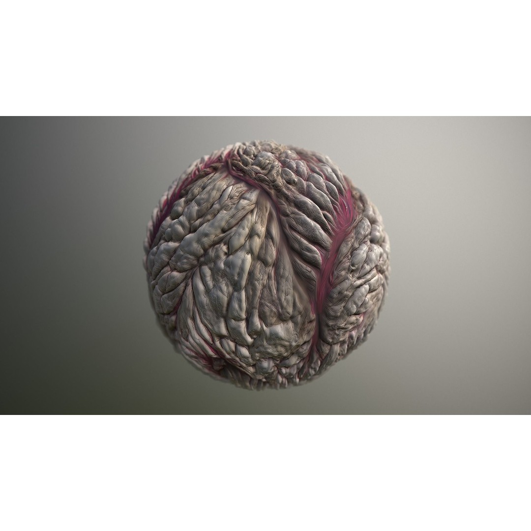 Skin Monster 3D Model – Seamless PBR Texture Pack, FBX - View 16