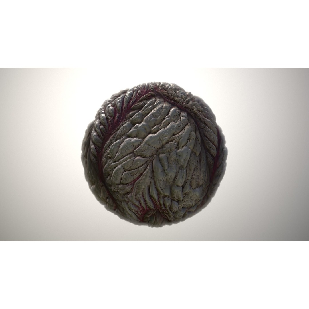 Skin Monster 3D Model – Seamless PBR Texture Pack, FBX - View 3