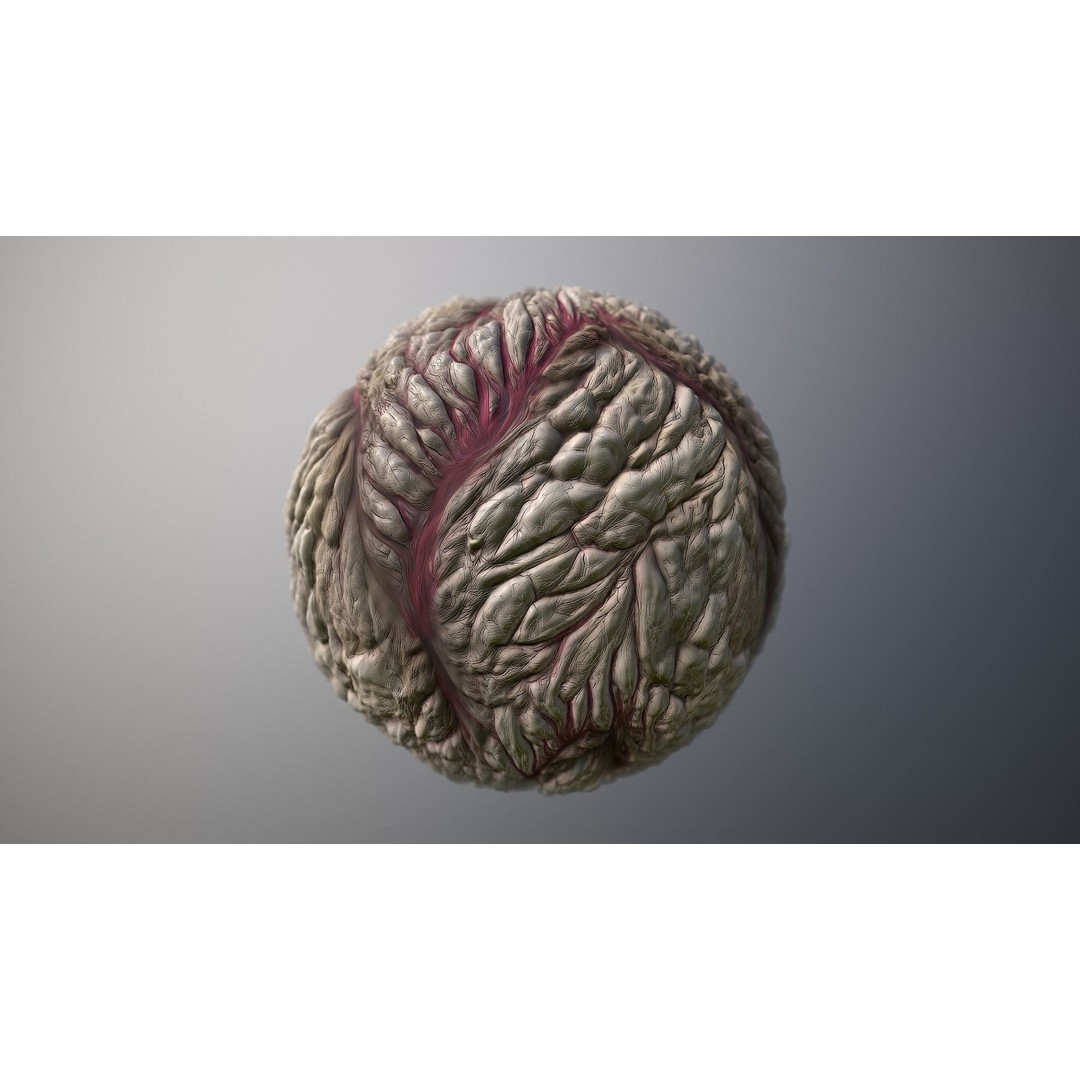 Skin Monster 3D Model – Seamless PBR Texture Pack, FBX - View 7