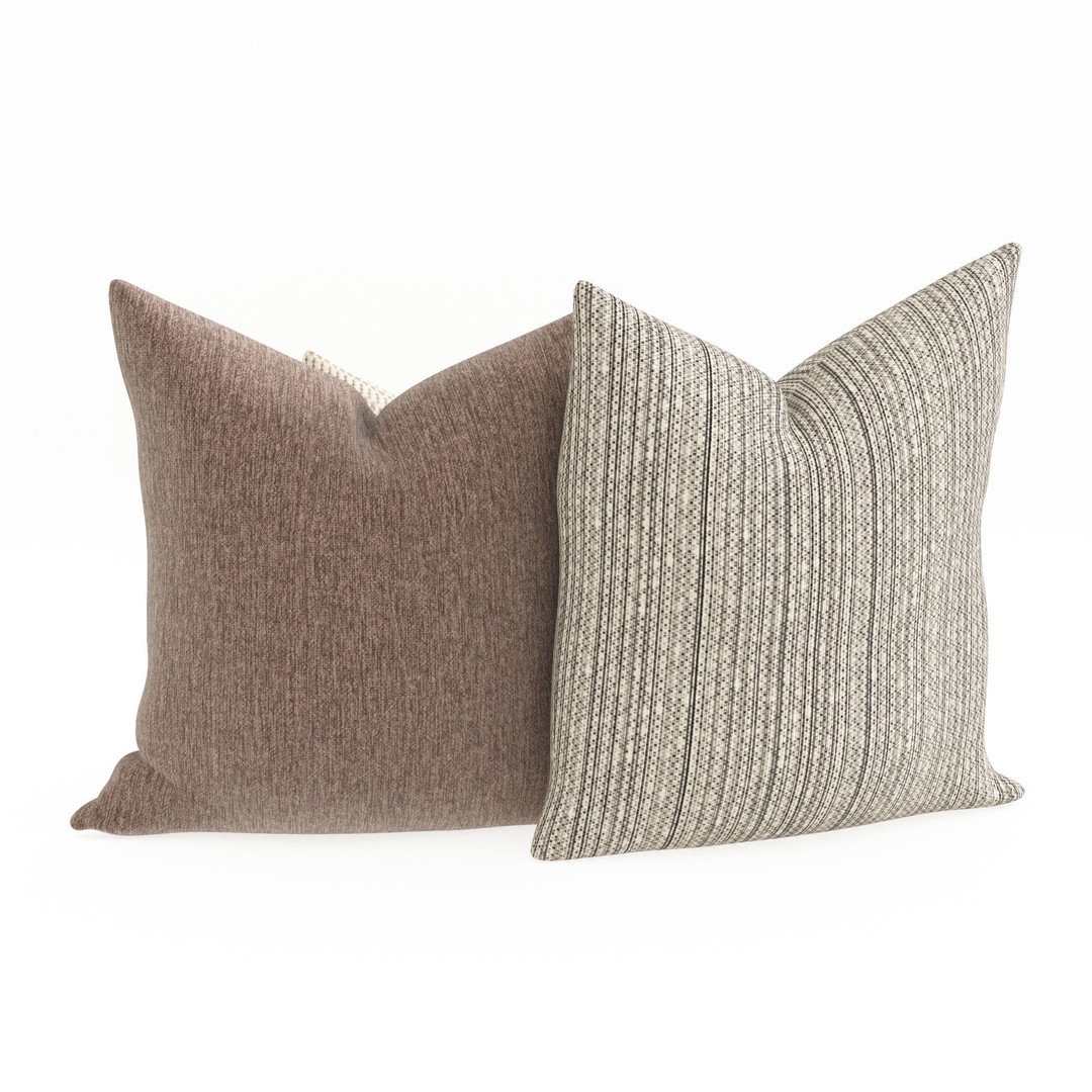 Elegant Pillow 3D Model – High Quality PBR Textures, FBX & OBJ Formats - View 5