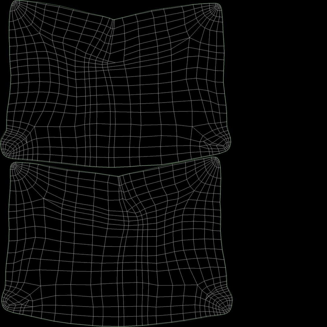 Elegant Pillow 3D Model – High Quality PBR Textures, FBX & OBJ Formats - View 7