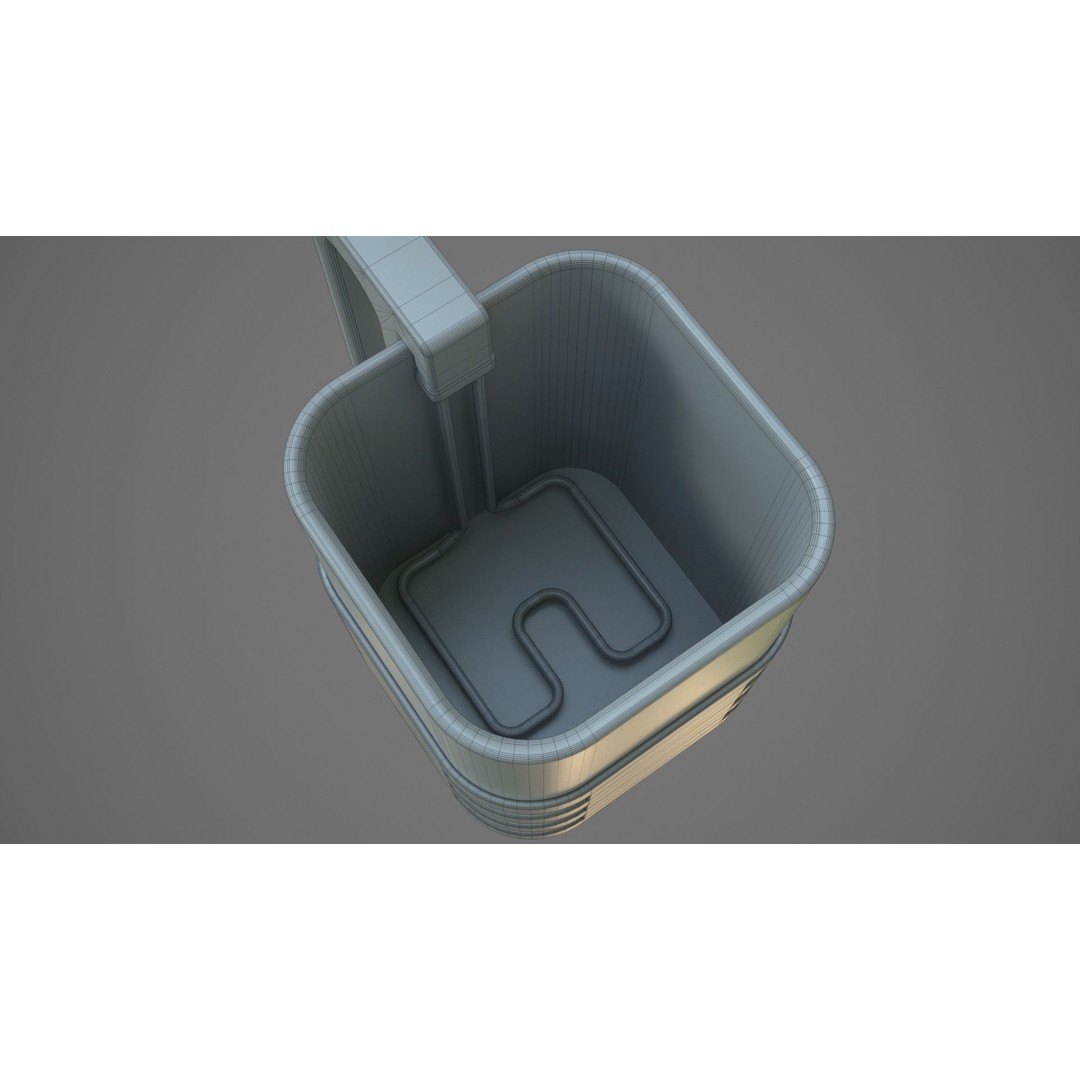 Sci-Fi Heat Mug 3D Model – Low Poly PBR Asset for Games, FBX, OBJ - View 20