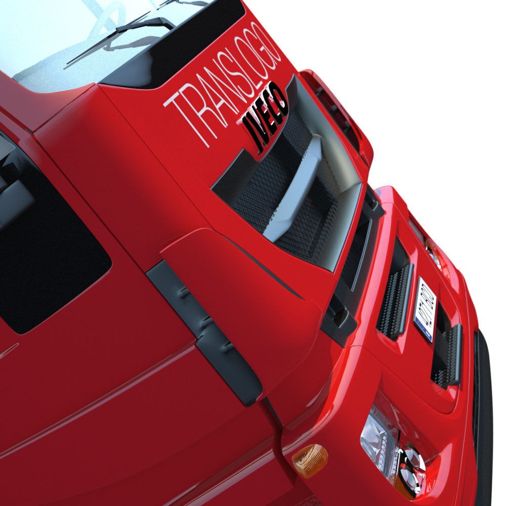 IVECO Hi-Way Truck 3D Model – Detailed ADR Tanker, FBX