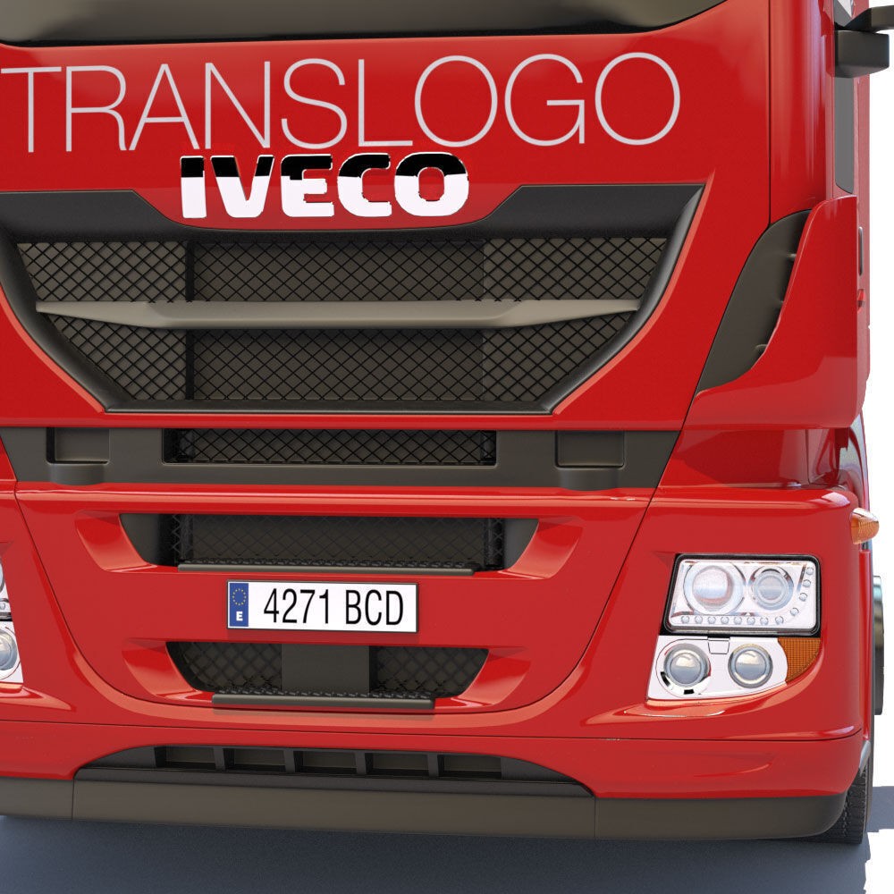 IVECO Hi-Way Truck 3D Model – Detailed ADR Tanker, FBX - View 13