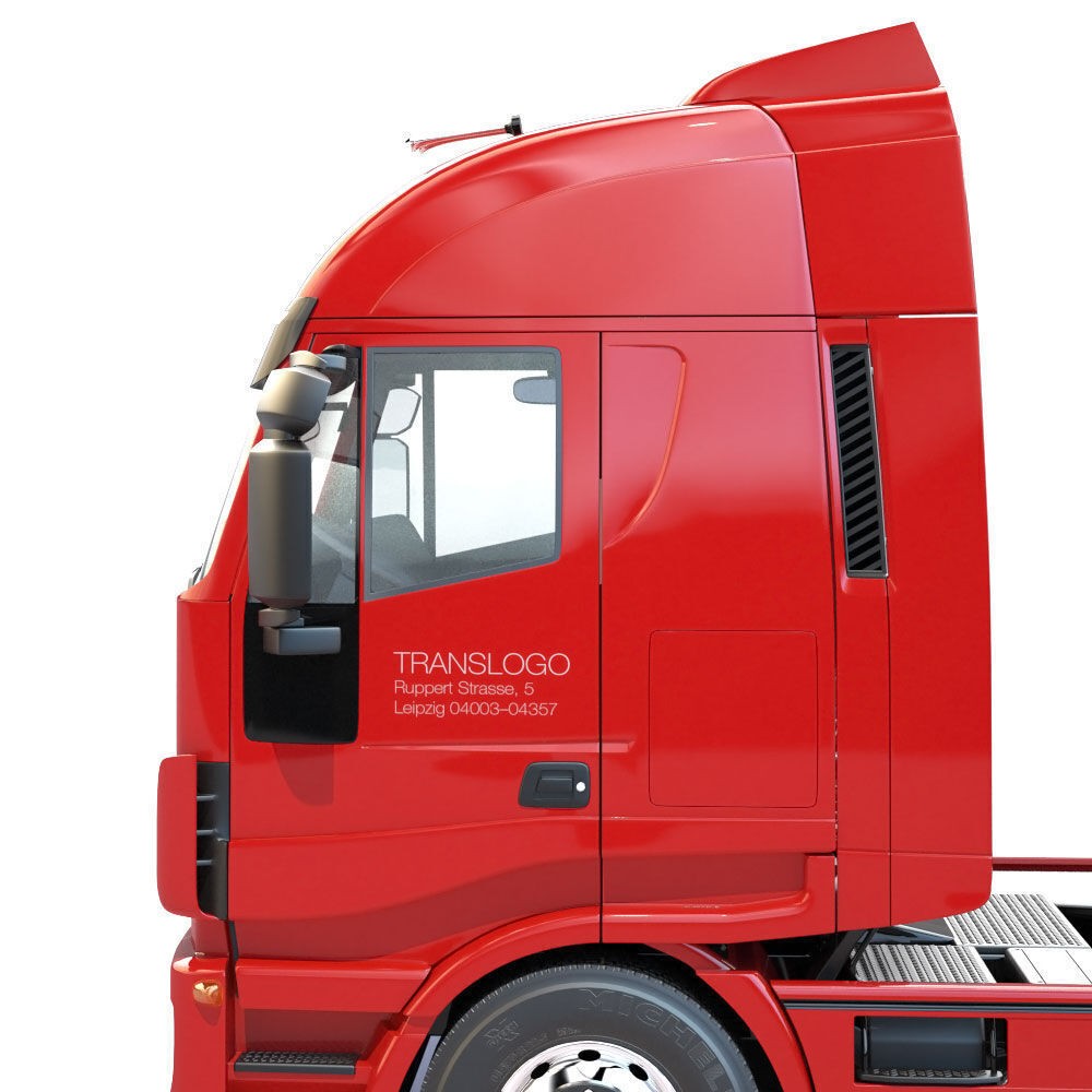 IVECO Hi-Way Truck 3D Model – Detailed ADR Tanker, FBX - View 14