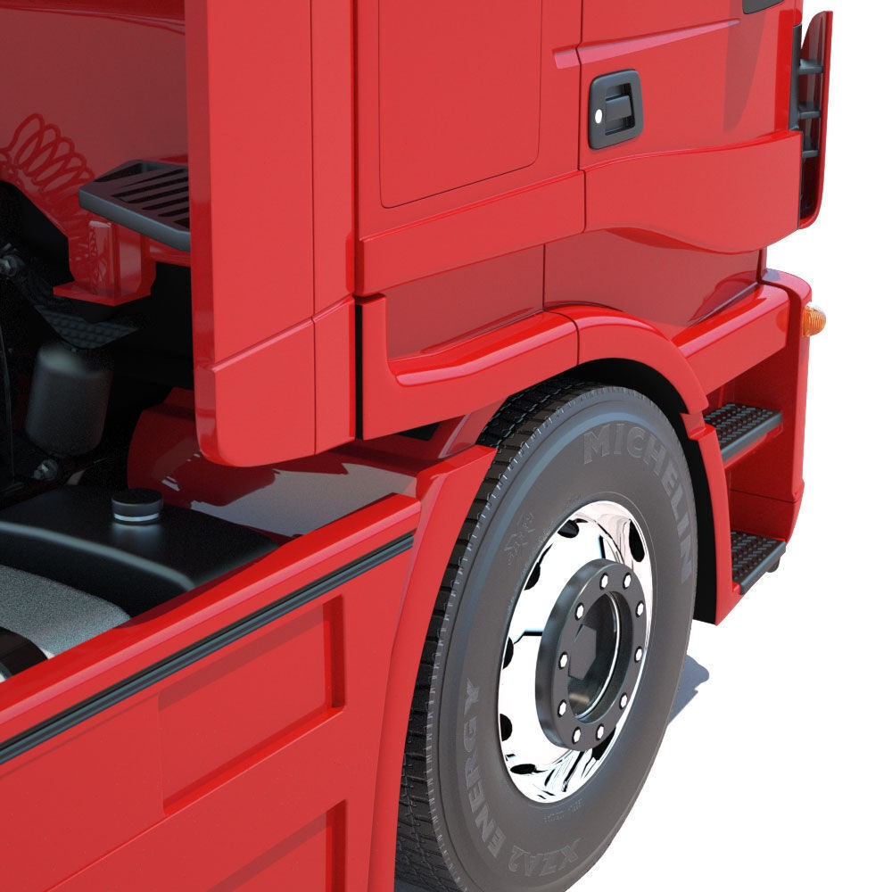 IVECO Hi-Way Truck 3D Model – Detailed ADR Tanker, FBX - View 19