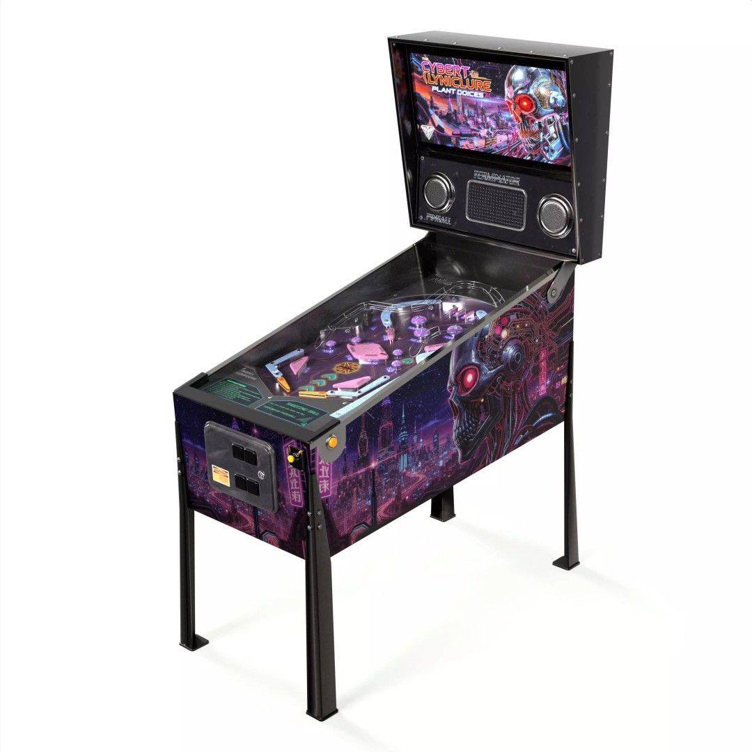 Pinball Machine 3D Model – Low Poly Game Asset with 4K PBR Textures - View 3
