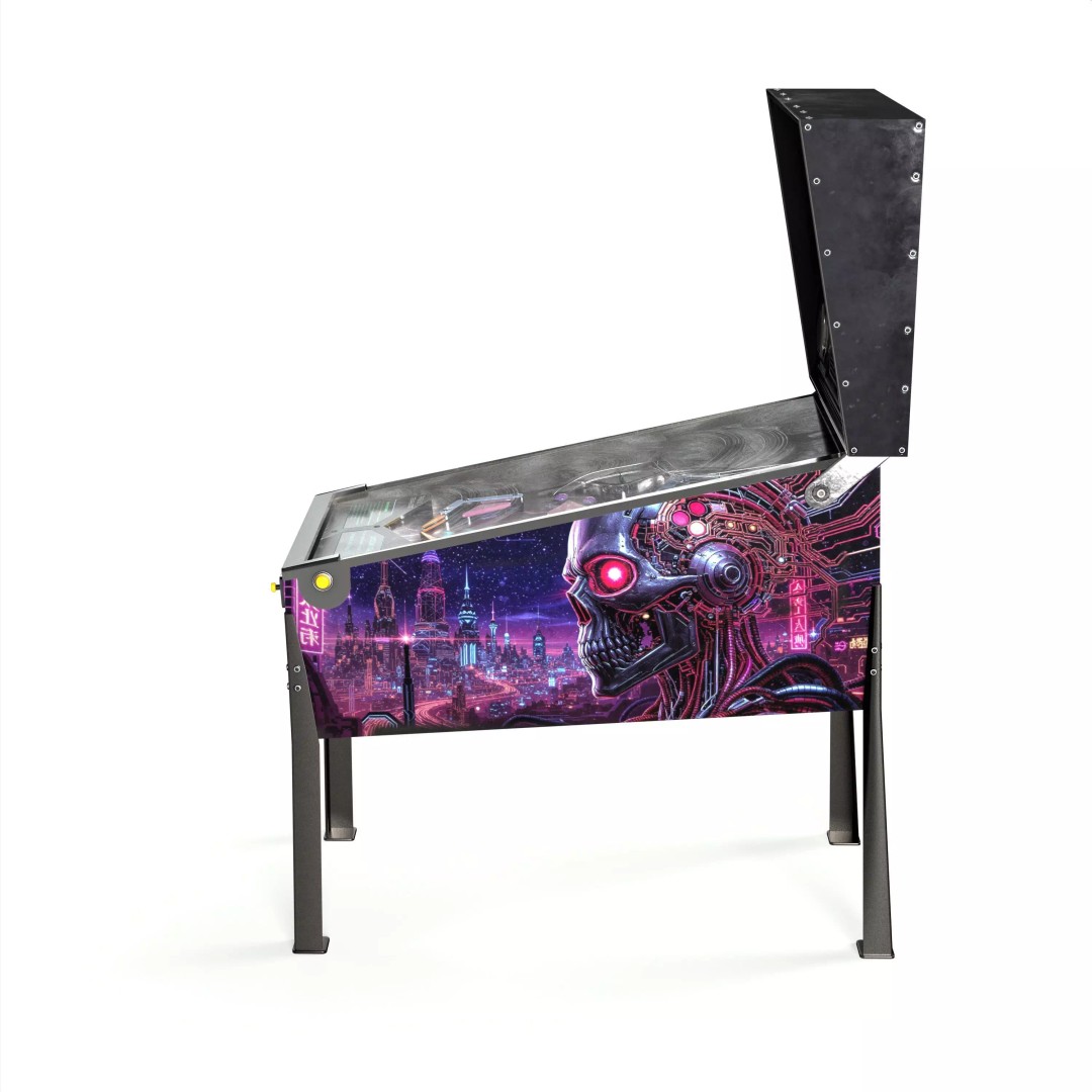 Pinball Machine 3D Model – Low Poly Game Asset with 4K PBR Textures - View 4