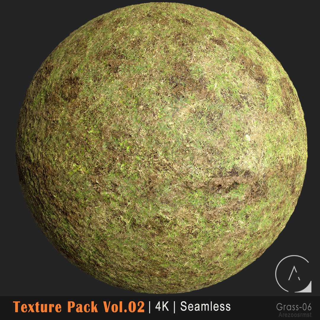 Grass Texture Pack 3D Model – PBR 4K Seamless Textures for Games - View 18