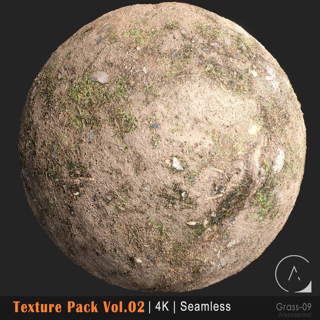 Grass Texture Pack 3D Model – PBR 4K Seamless Textures for Games - View 21