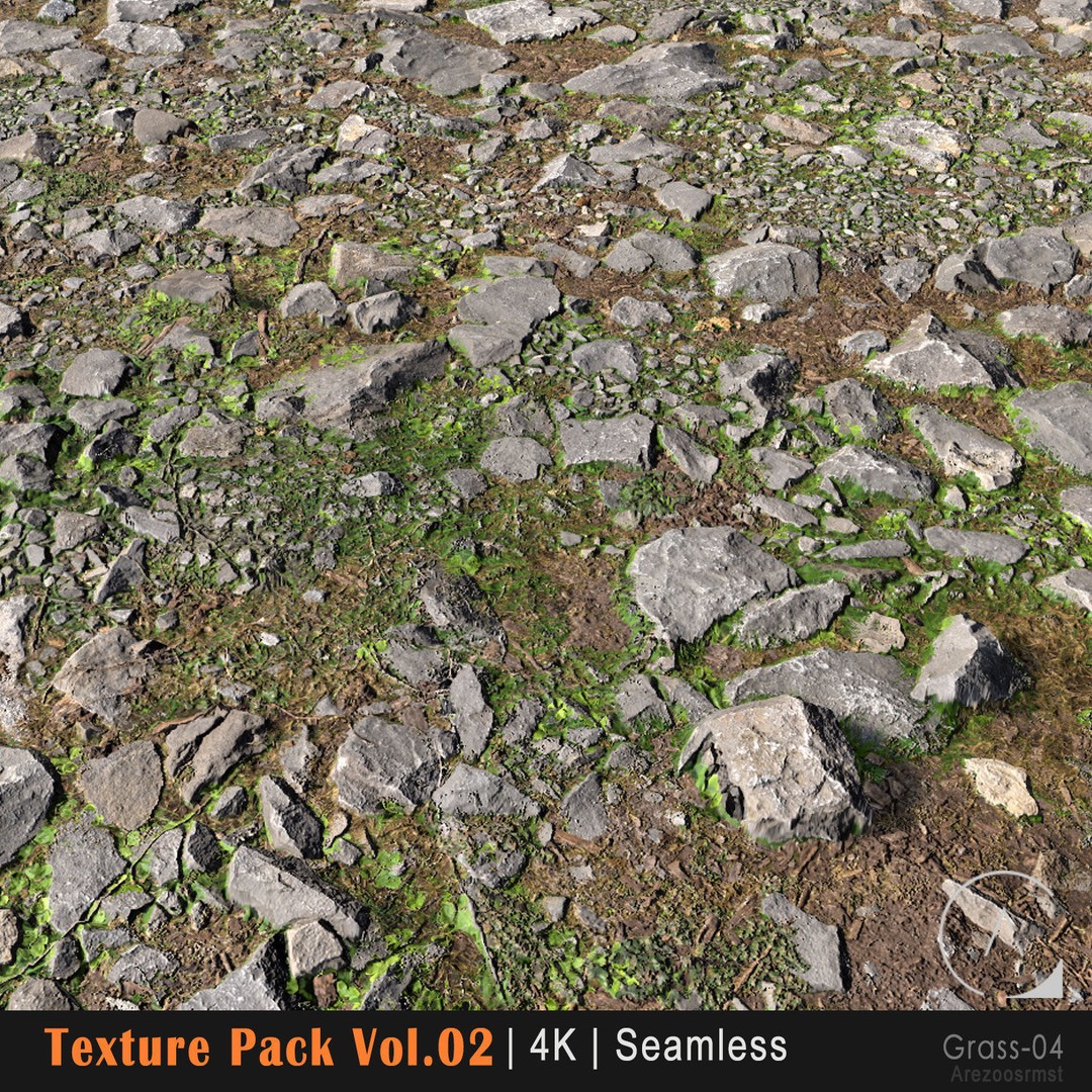 Grass Texture Pack 3D Model – PBR 4K Seamless Textures for Games - View 6