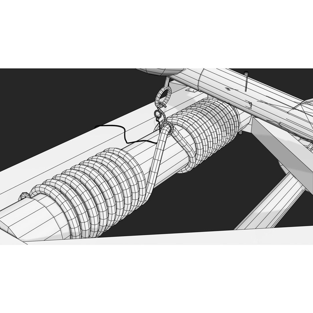 Medieval Catapult 3D Model – Low Poly Game Asset, PBR Textures Included - View 29