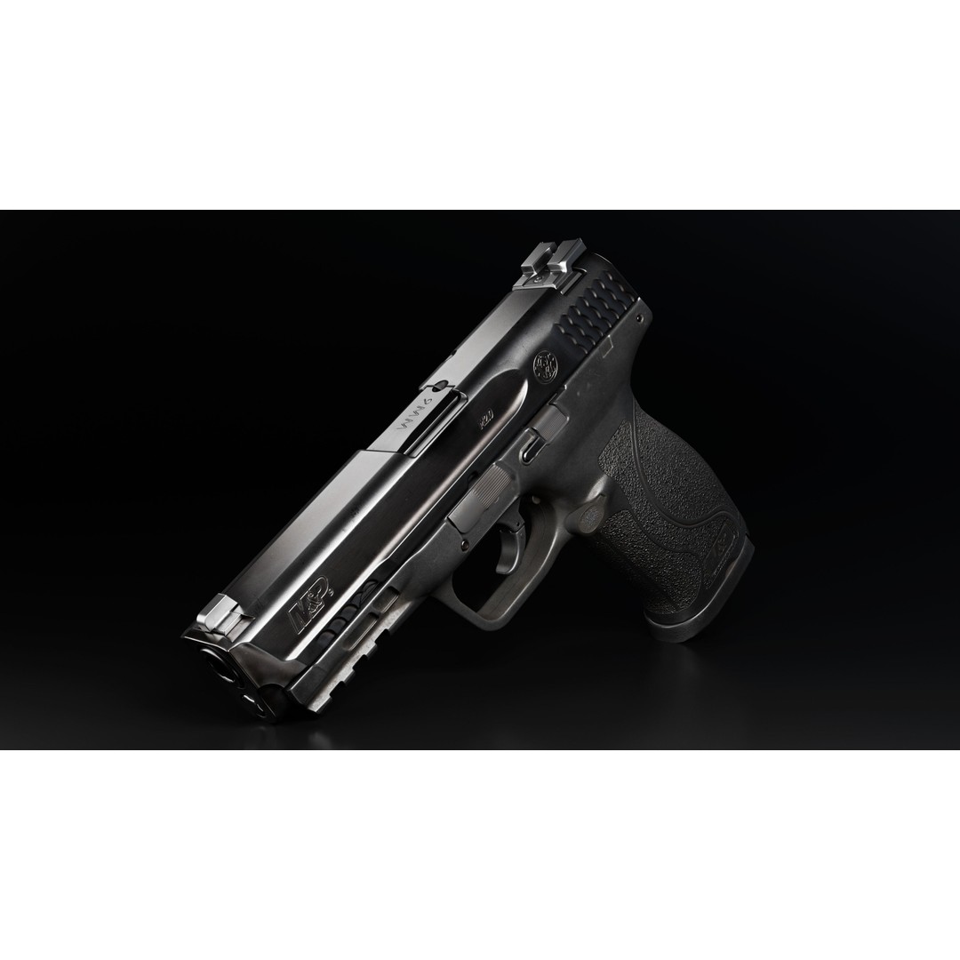 Smith and Wesson MP 9 2.0 Pistol Magazine 3D Model – Game Ready FBX, OBJ - View 7