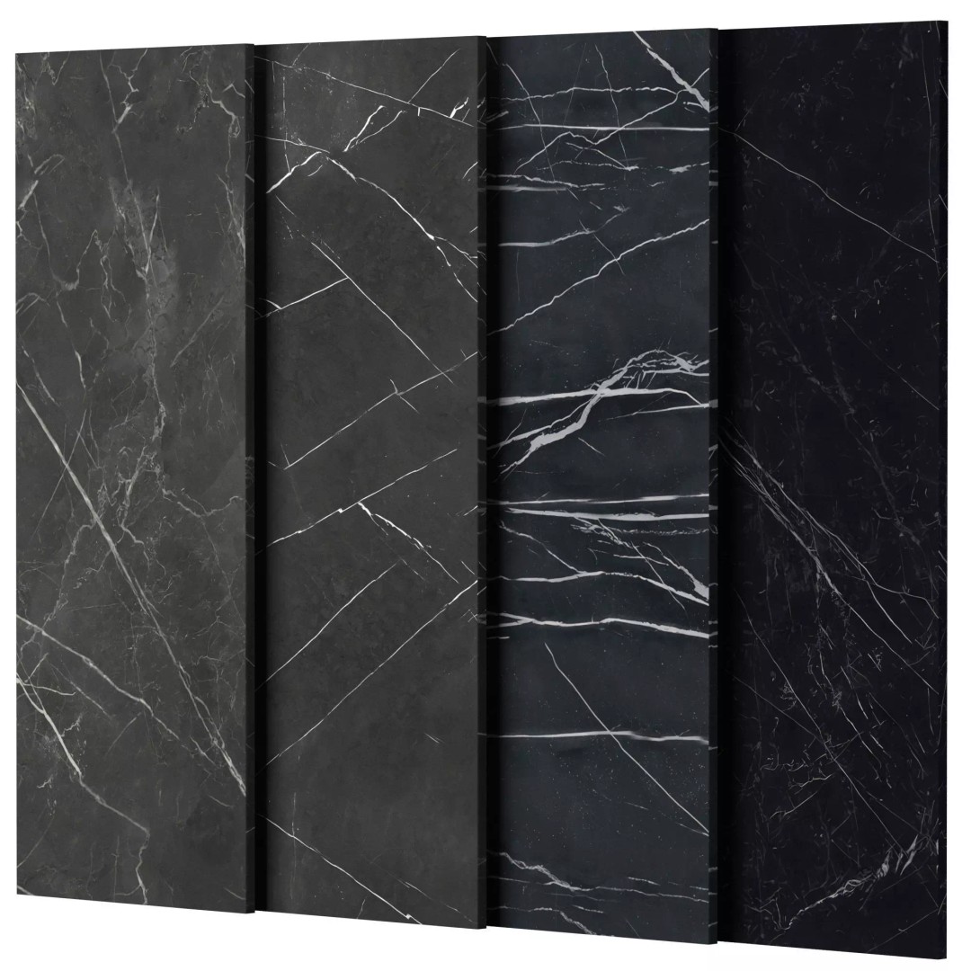 Marble Porcelain Tiles 3D Model – PBR Textures, Various Sizes, FBX, OBJ - View 2