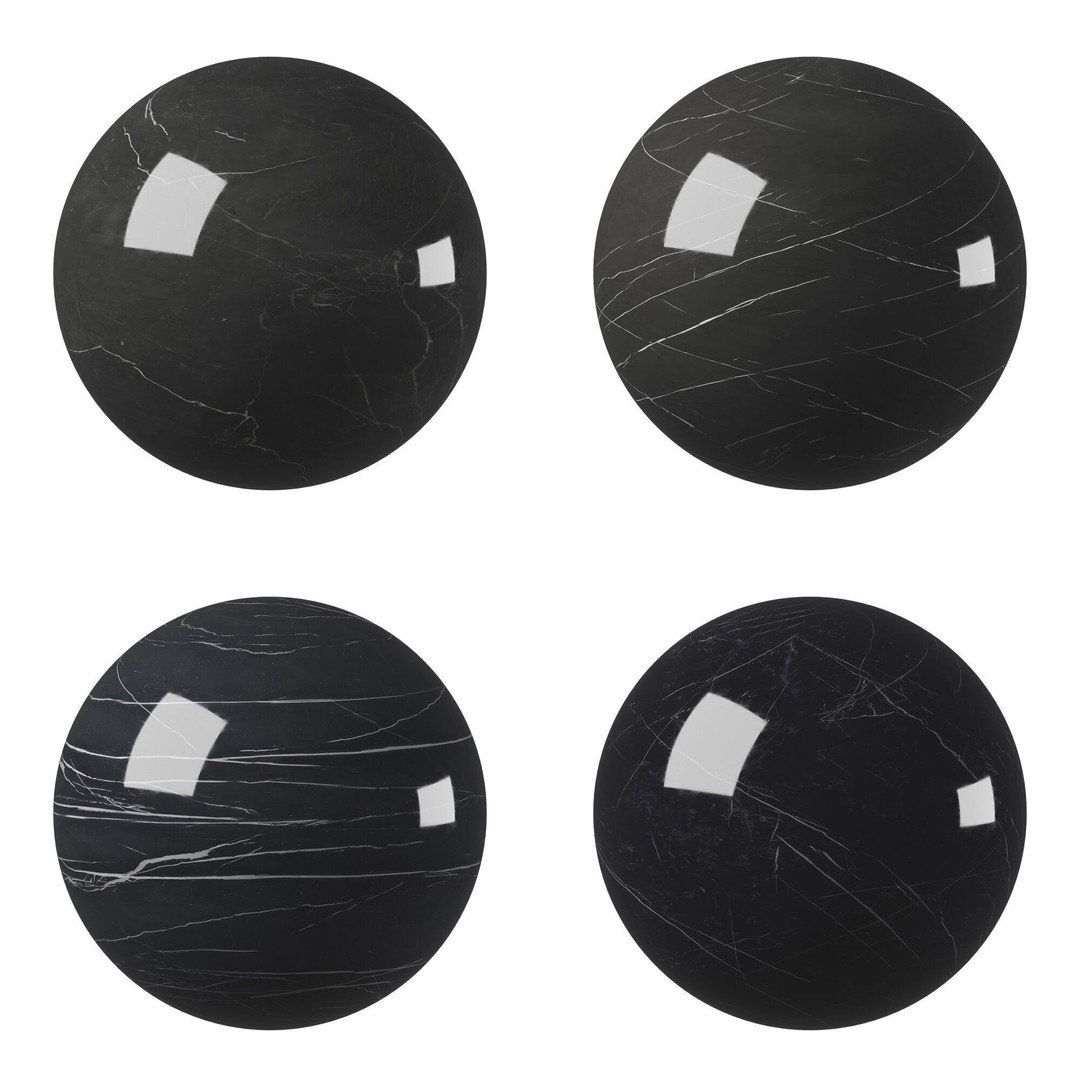 Marble Porcelain Tiles 3D Model – PBR Textures, Various Sizes, FBX, OBJ - View 3