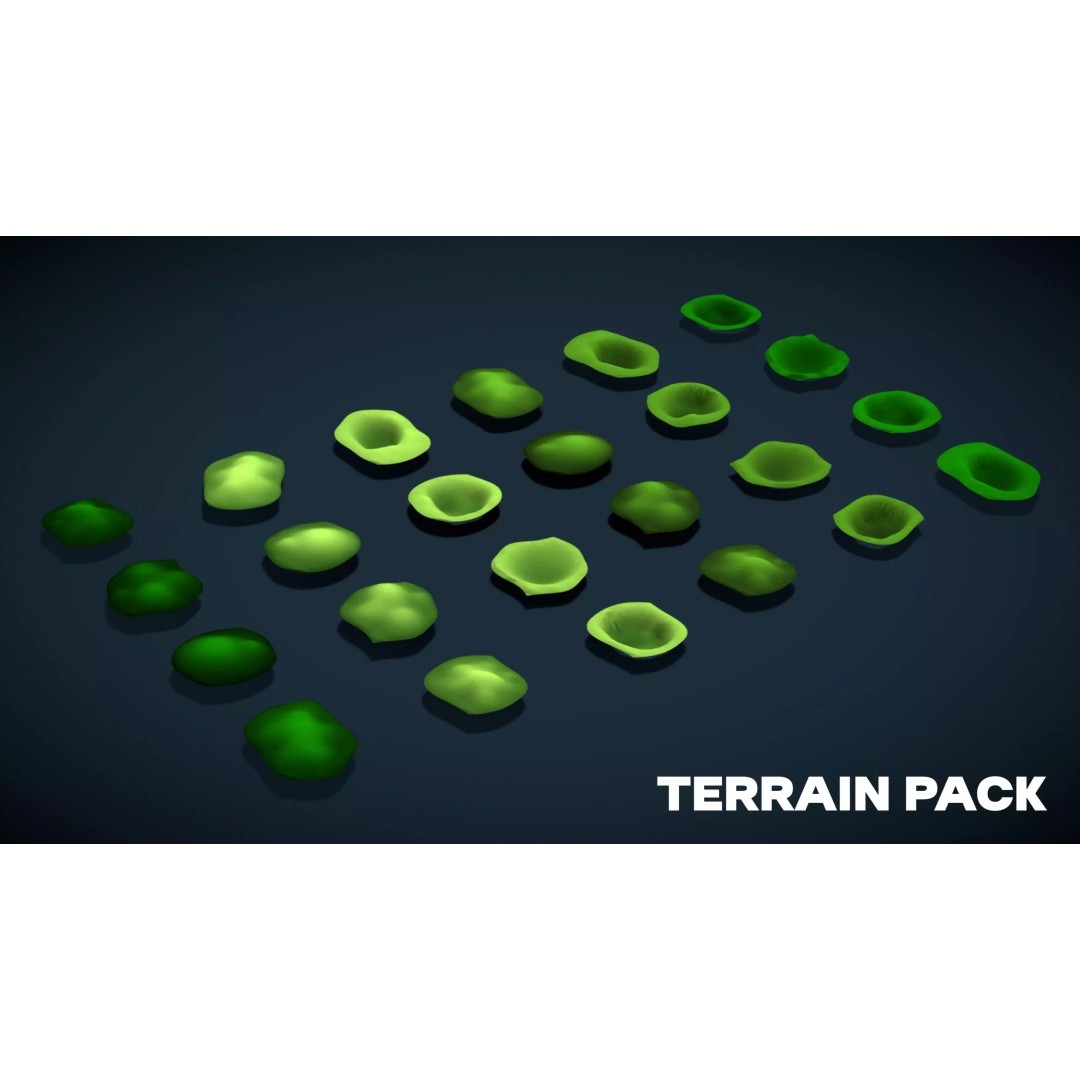 Stylized Nature Mega Pack 3D Model – Low Poly Game Asset, FBX - View 15