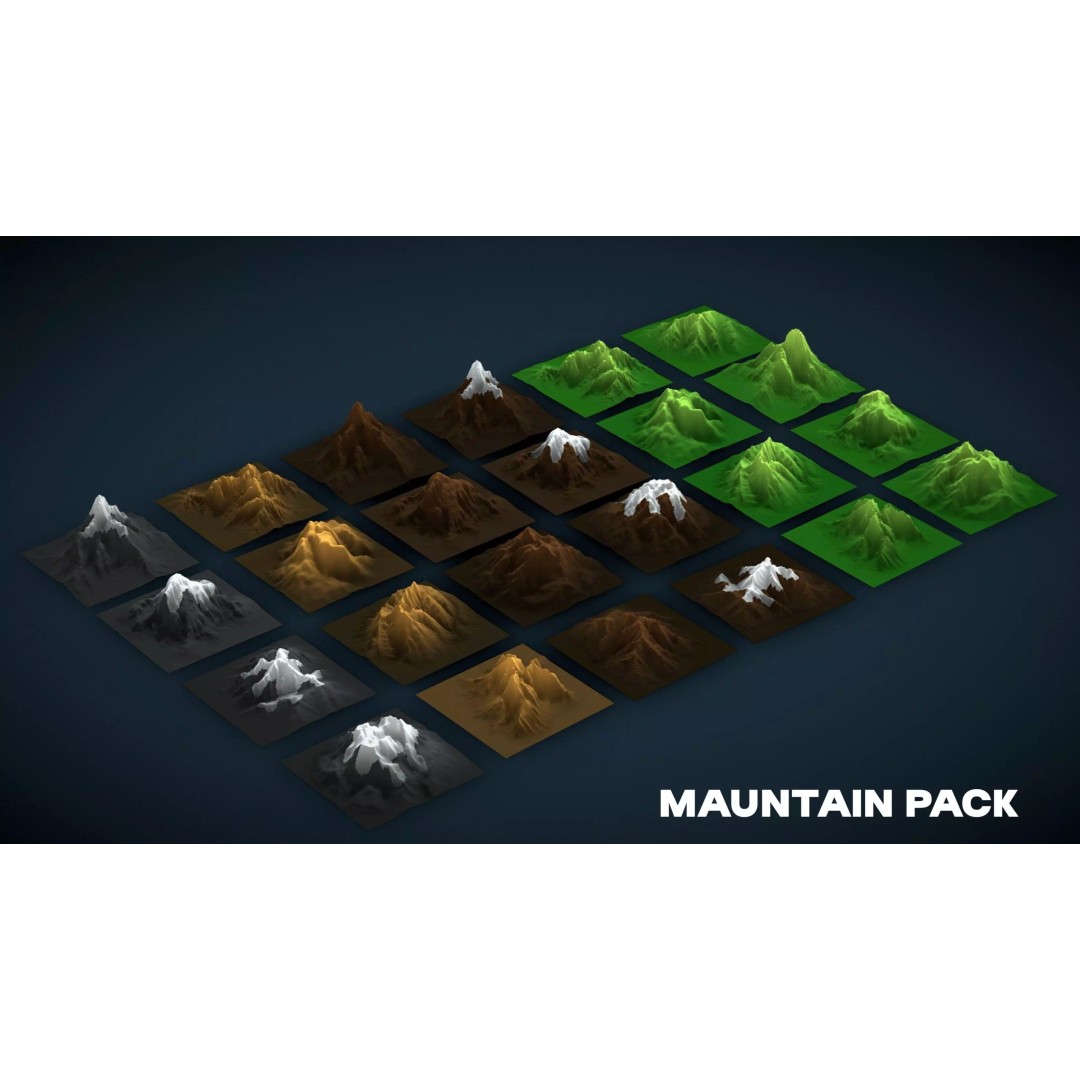 Stylized Nature Mega Pack 3D Model – Low Poly Game Asset, FBX - View 9