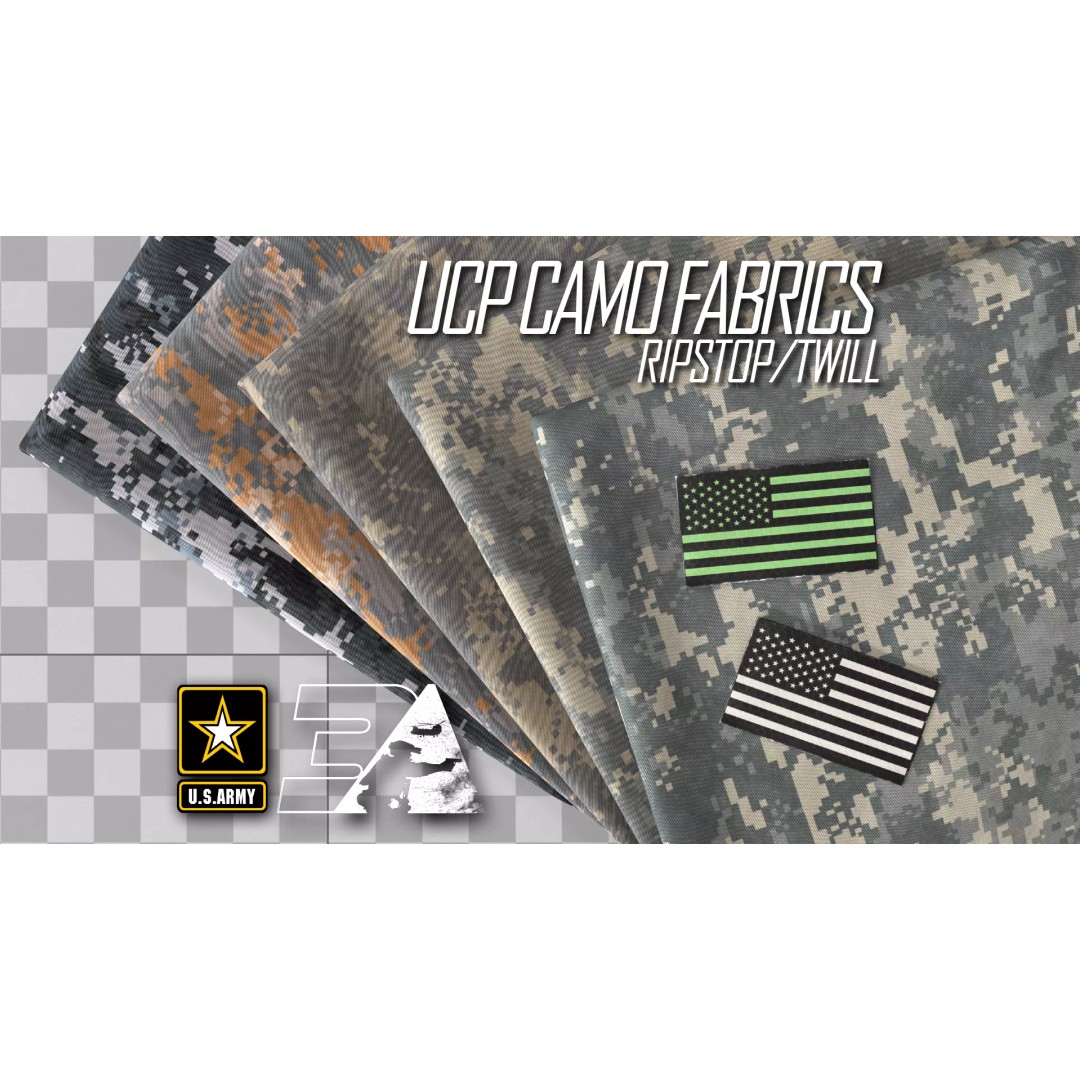 US Army UCP Camo Texture – Authentic Ripstop & Twill Fabric 3D Model - View 2