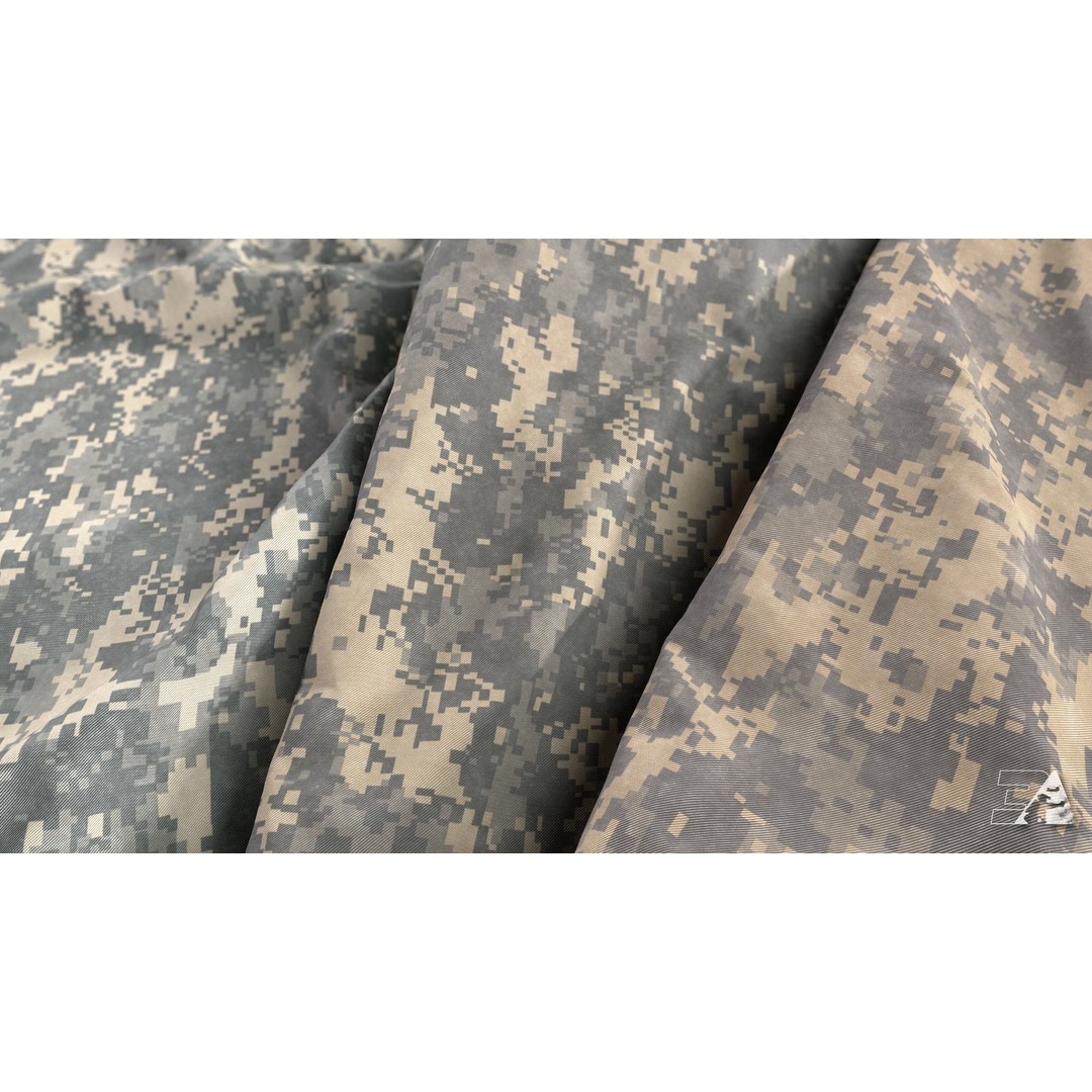 US Army UCP Camo Texture – Authentic Ripstop & Twill Fabric 3D Model - View 20