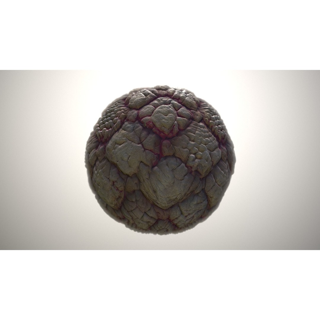 Skin Monster 3D Model – Seamless PBR Texture Pack for Game Assets