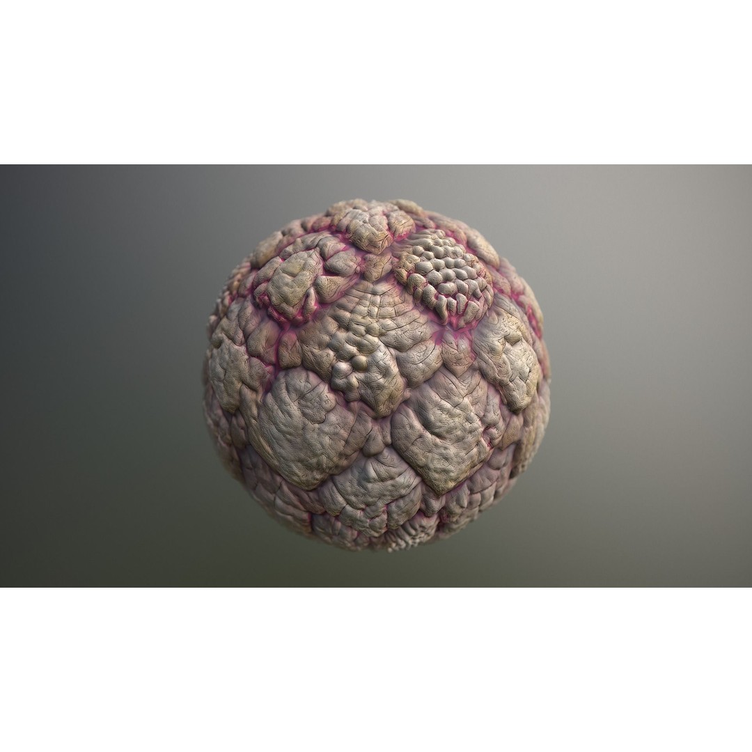 Skin Monster 3D Model – Seamless PBR Texture Pack for Game Assets - View 15
