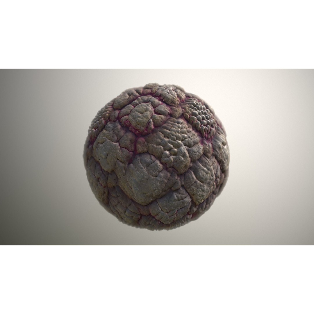 Skin Monster 3D Model – Seamless PBR Texture Pack for Game Assets - View 18