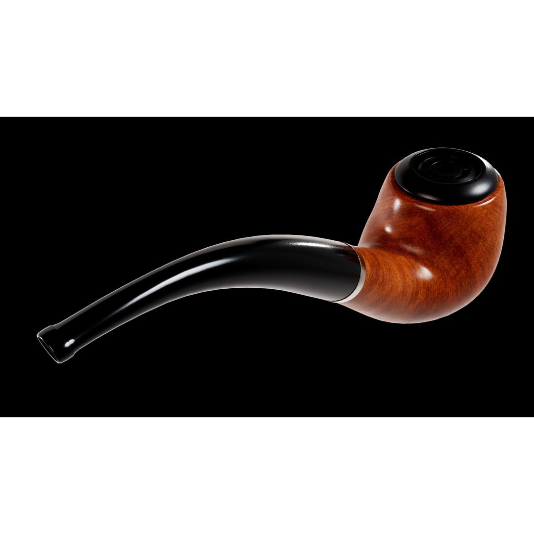 Smoking Pipe 3D Model – Low Poly PBR Asset for Unity and Unreal - View 15
