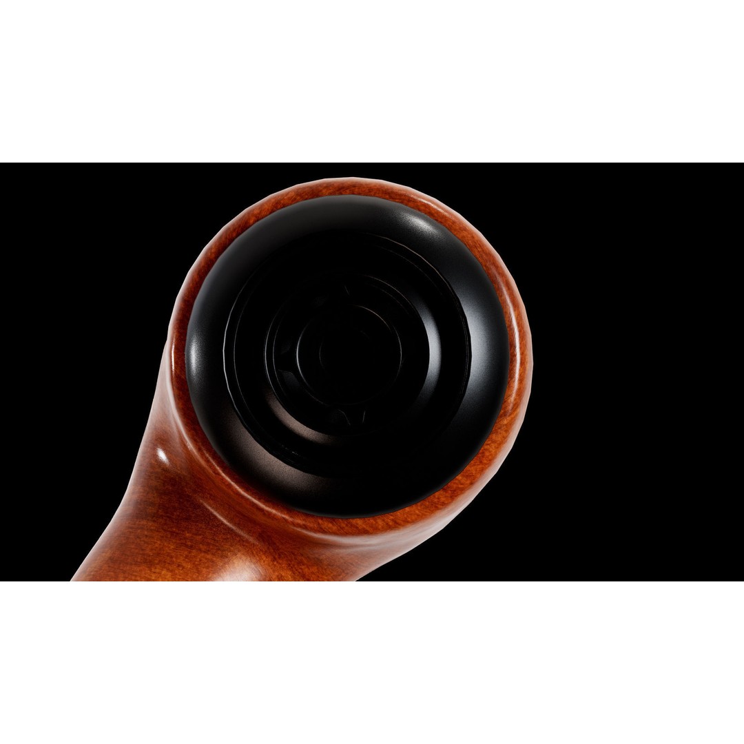 Smoking Pipe 3D Model – Low Poly PBR Asset for Unity and Unreal - View 18