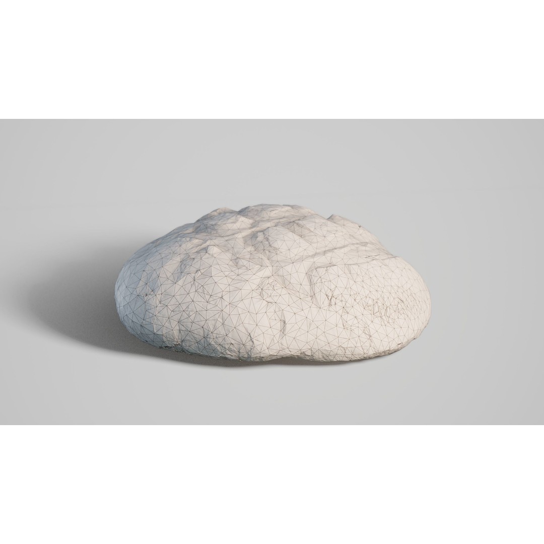 Low-Poly Bread 3D Model – Game Ready Asset with 4K PBR Textures, FBX - View 9