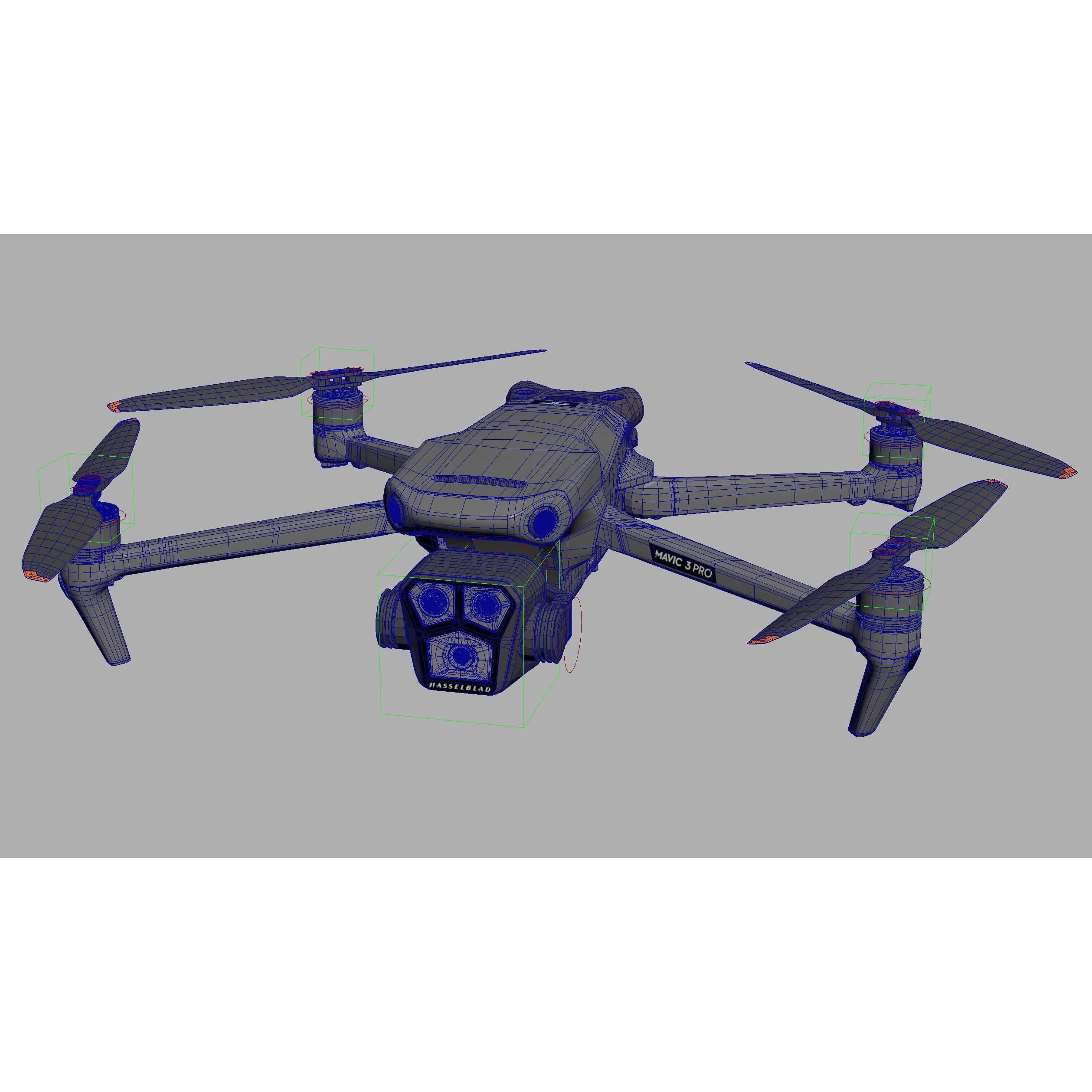 Mavic 3 Pro - Game-Ready 3D Model - View 19