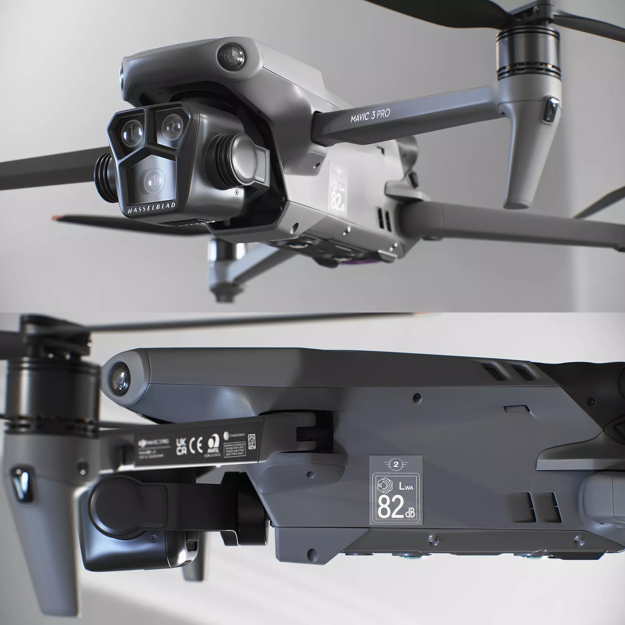 Mavic 3 Pro - Game-Ready 3D Model - View 2