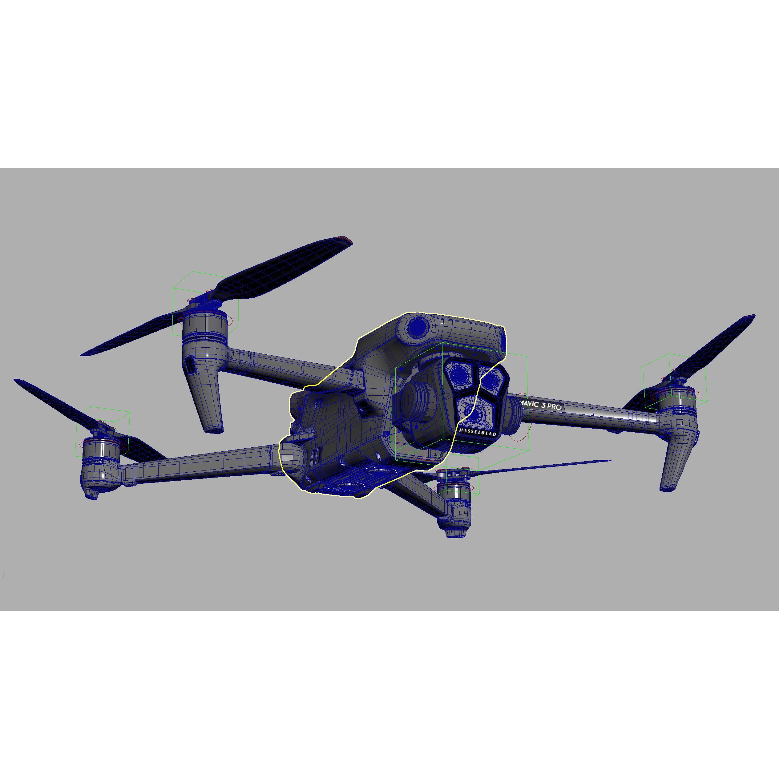 Mavic 3 Pro - Game-Ready 3D Model - View 20