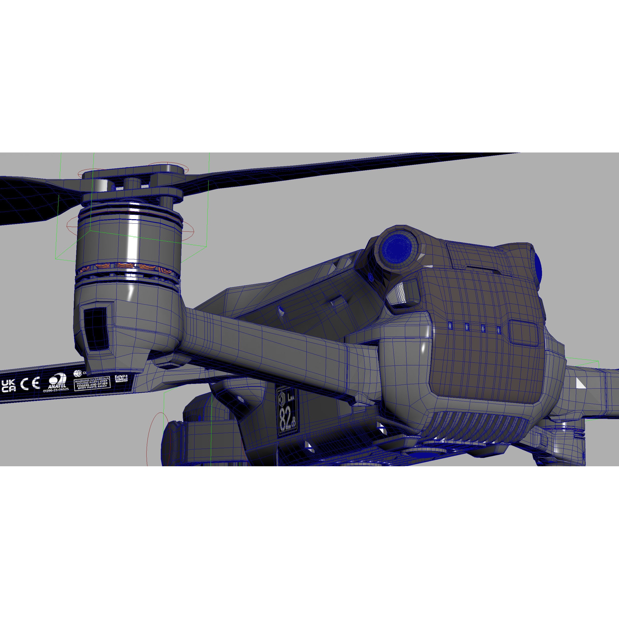 Mavic 3 Pro - Game-Ready 3D Model - View 22