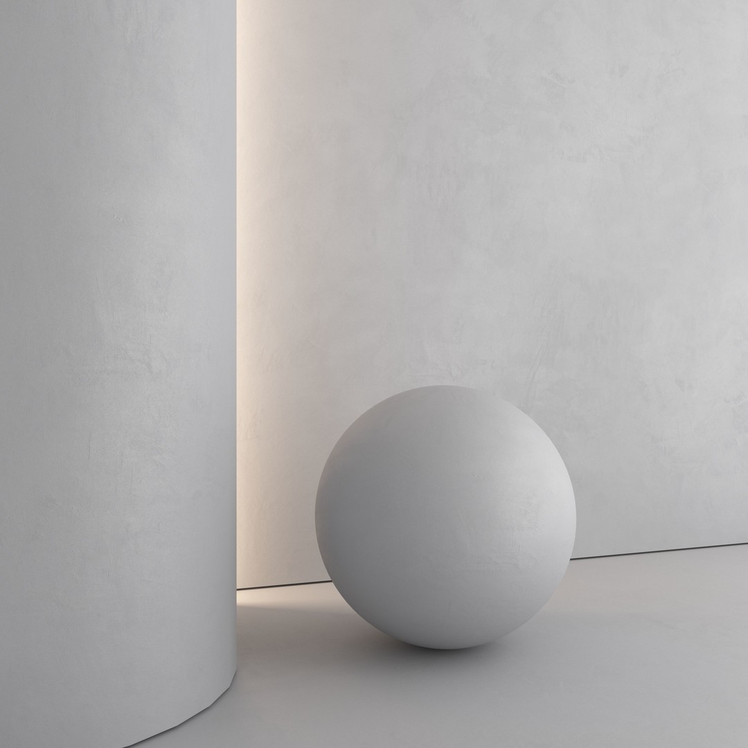 Decorative Plaster 3D Model – Trendy Colors for Interiors, FBX, PBR - View 4