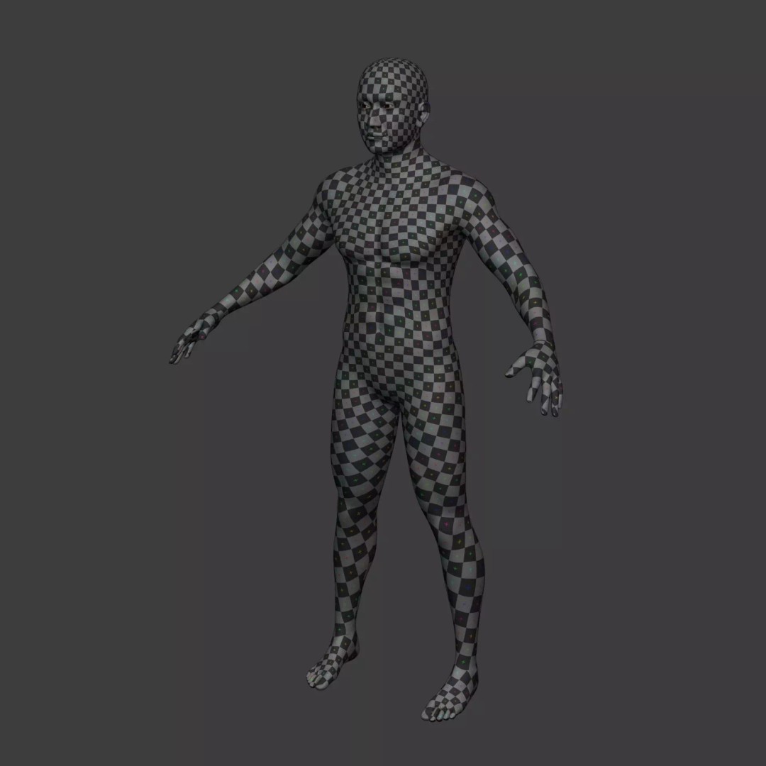 Muscle Anatomy Man 3D Model – Rigged Low-Poly Character with Textures - View 8