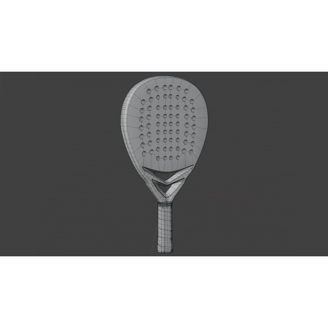 Padel Racket 3D Model – Realistic Game Asset with PBR Textures - View 11