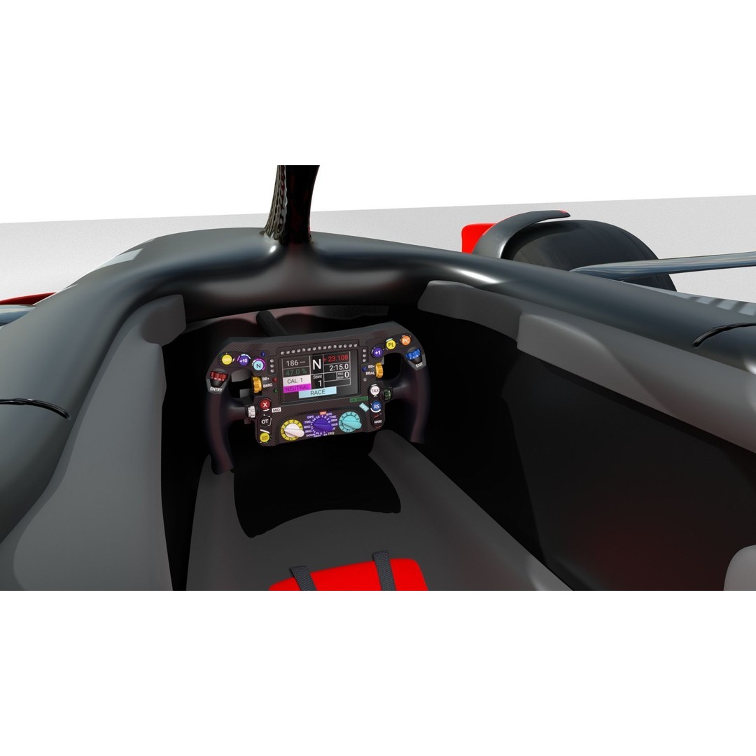Audi F1 3D Model – Rigged Racing Asset, FBX, OBJ, PBR Textures