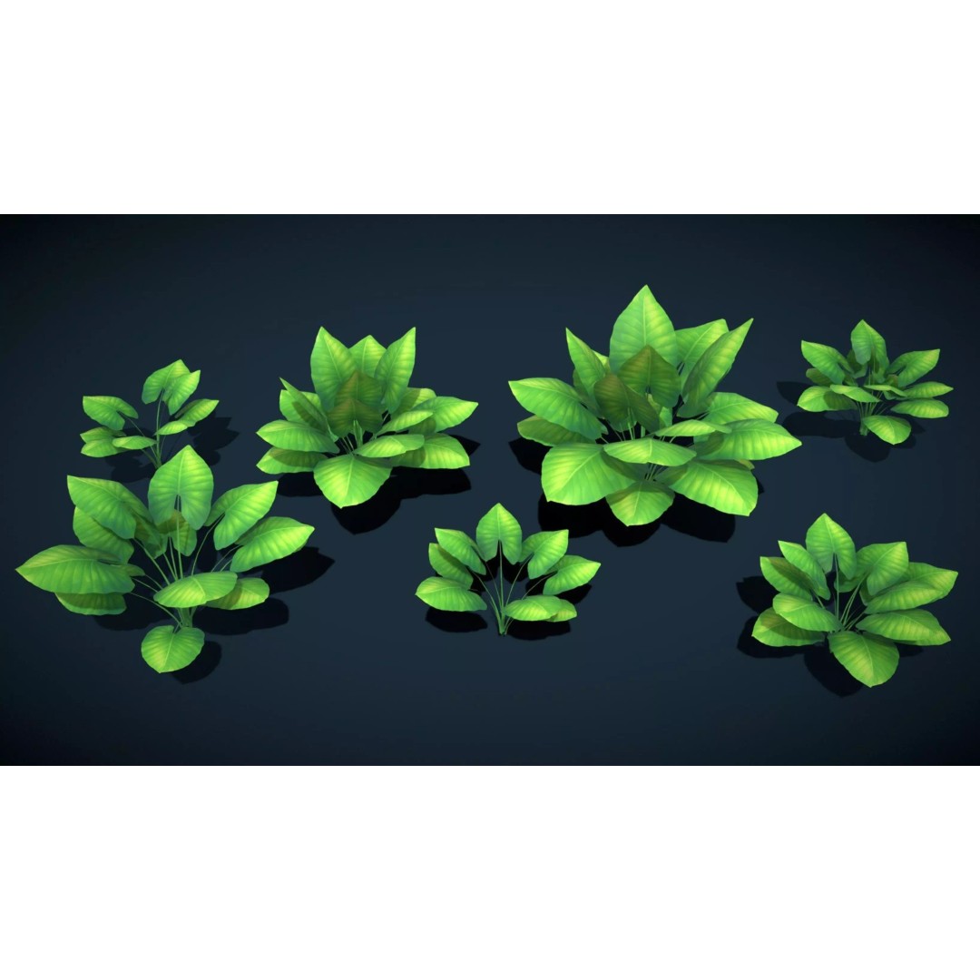 Sylora Bloomscape 3D Model – Stylized Foliage, Low-Poly Game Asset, FBX - View 5