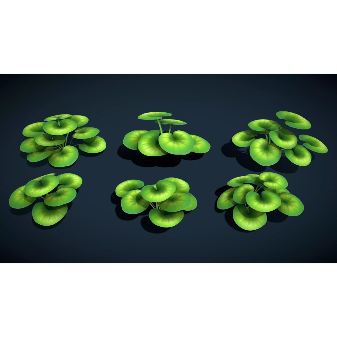 Sylora Bloomscape 3D Model – Stylized Foliage, Low-Poly Game Asset, FBX - View 6