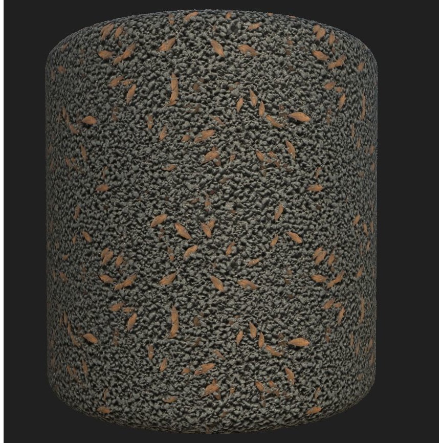 Road Materials 3D Model – High-Quality Textures Pack, PBR - View 27