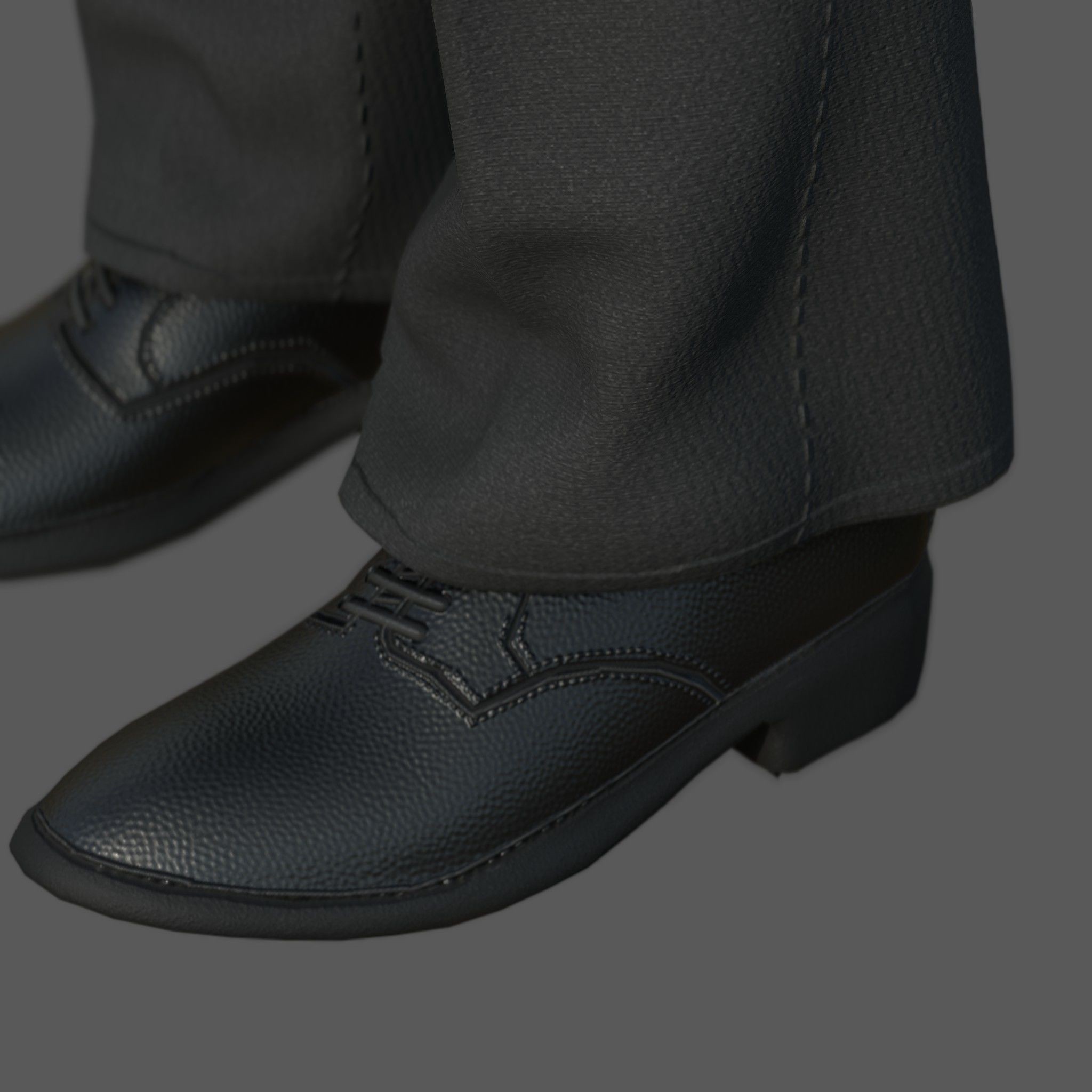 Airline Pilot Uniform - Low-Poly Game-Ready 3D Model - View 10