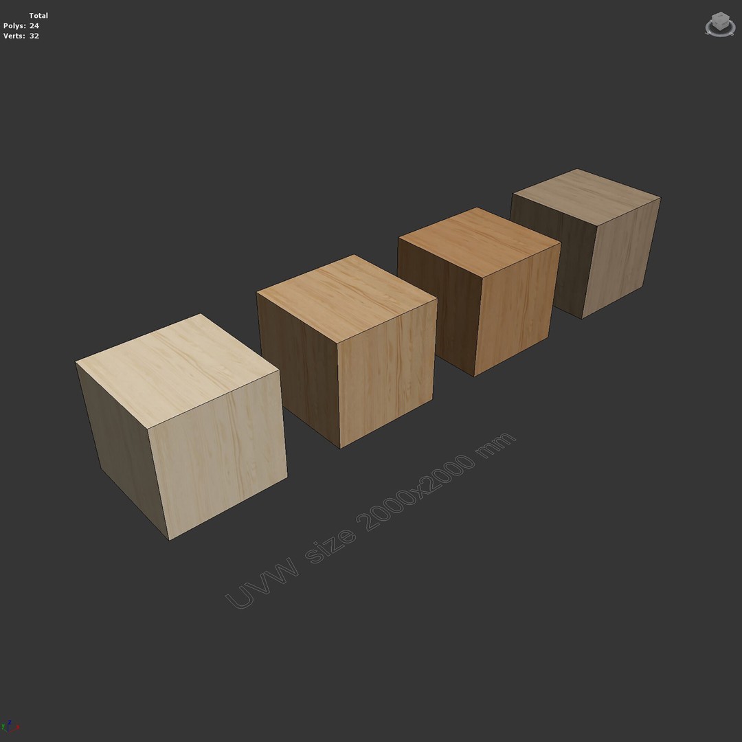 Pine Wood Material 3D Model – Seamless PBR Textures, FBX, OBJ - View 10