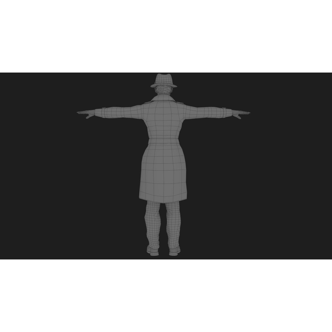 Rigged Male Character 3D Model – High Poly Game Asset, FBX, Blender