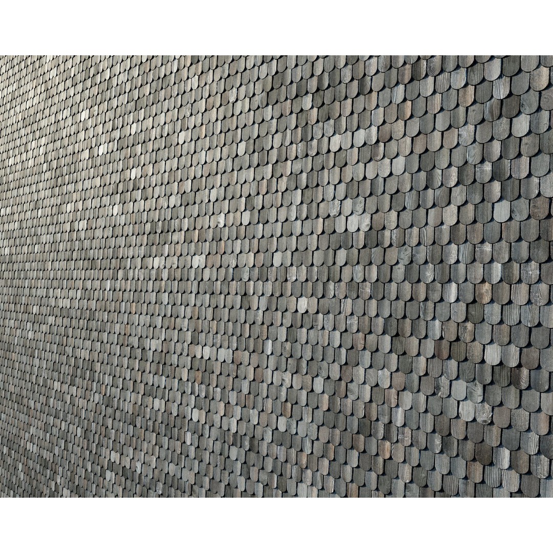 Wood Shingles 3D Model – Seamless PBR Textures, 8K Resolution - View 10