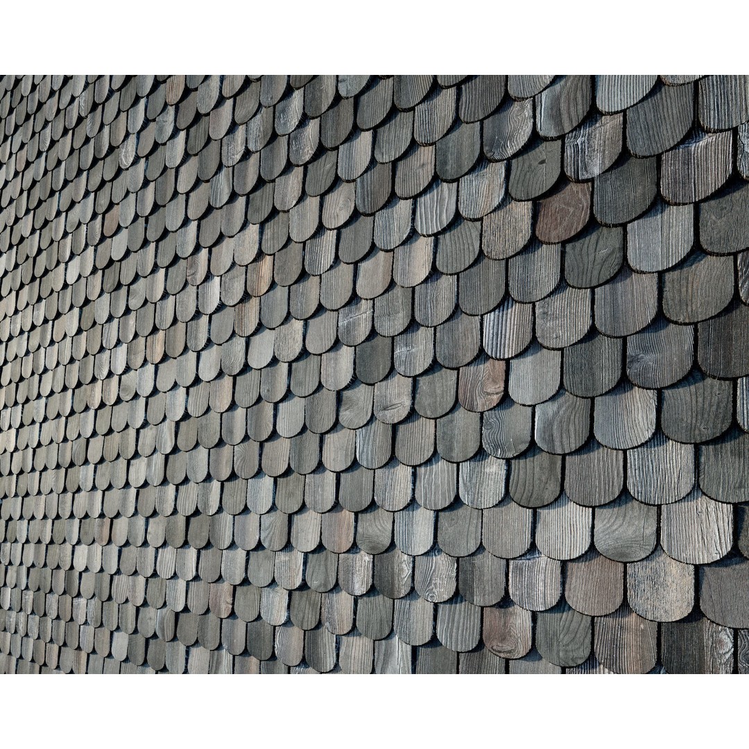 Wood Shingles 3D Model – Seamless PBR Textures, 8K Resolution - View 11