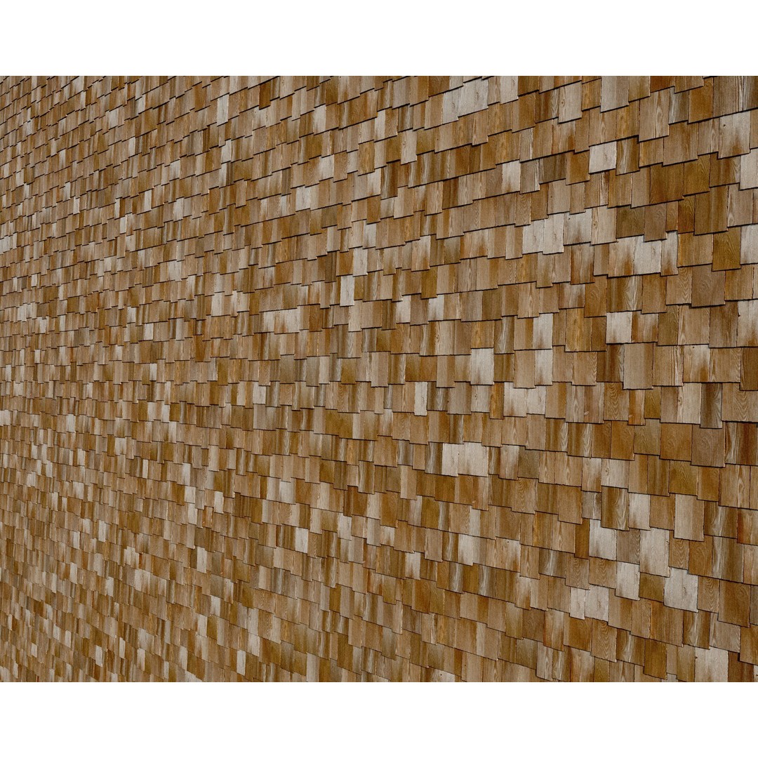 Wood Shingles 3D Model – Seamless PBR Textures, 8K Resolution - View 16