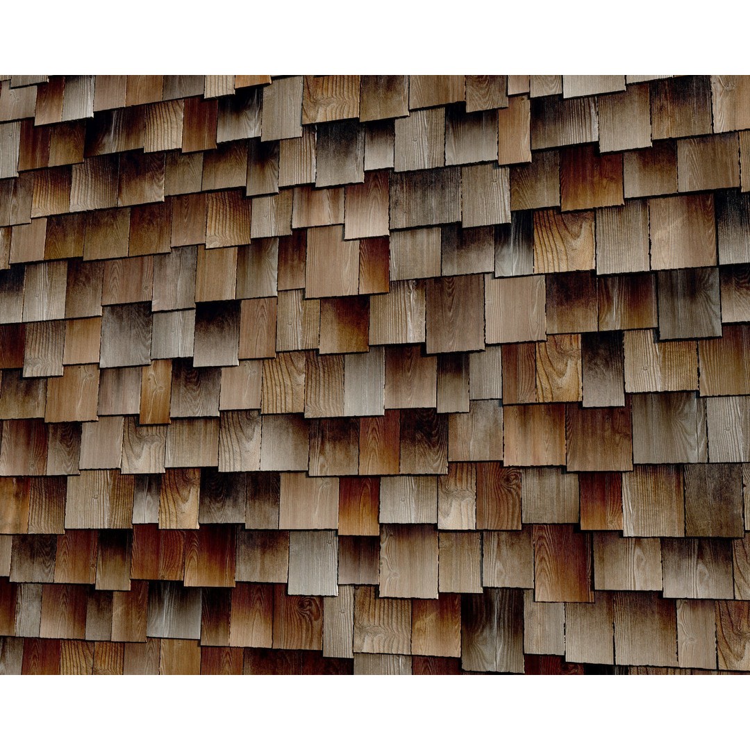 Wood Shingles 3D Model – Seamless PBR Textures, 8K Resolution - View 19